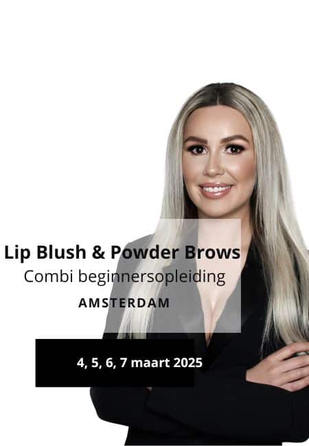PMU Combi Lips & Brows Beginnersopleiding 4, 5, 6, 7 maart 2025