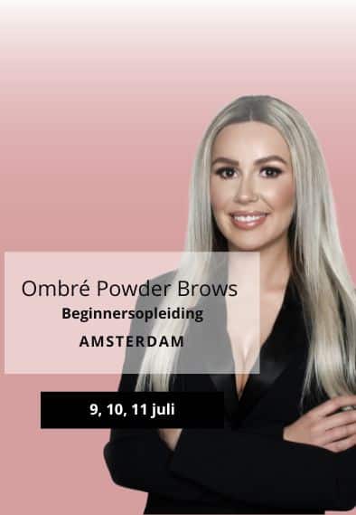 PMU Ombre Powder Brows Beginnersopleiding 9, 10, 11 juli 2025